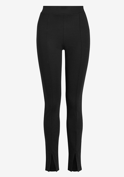 Black Split Hem Leggings from Next