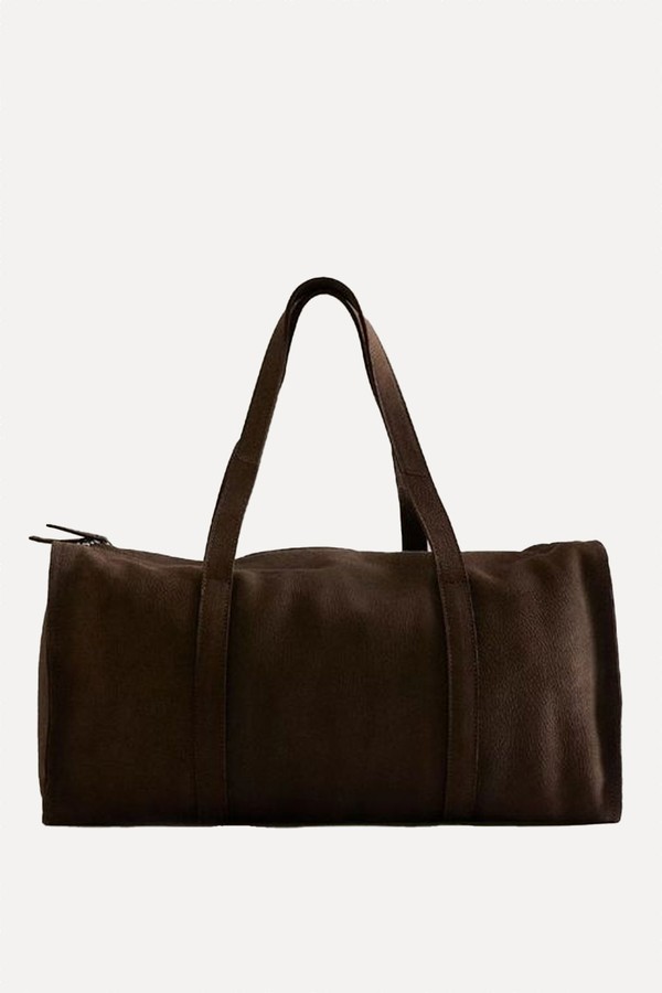 Faded Leather Suitcase from Zara