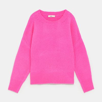 Soft-Touch Oversized Sweater from Zara