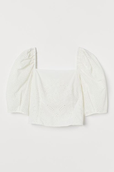 Broderie Anglaise Blouse from H&M