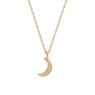 To The Moon & Back Gold Necklace