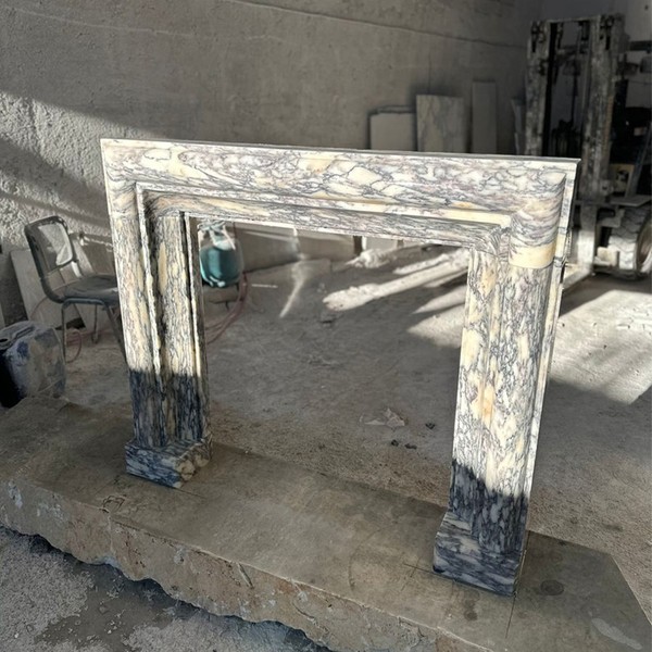 Calacatta Viola Marble Fireplace Mantel from Aege & Marble