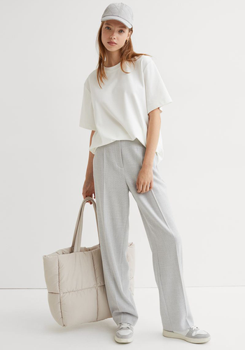 Crease-Leg Trousers