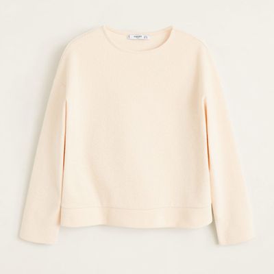 Textured Cotton-Blend Sweater from Mango