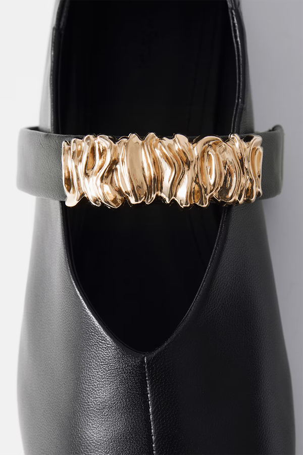 Embellished Leather Ballet Flats from & OTHER STORIES