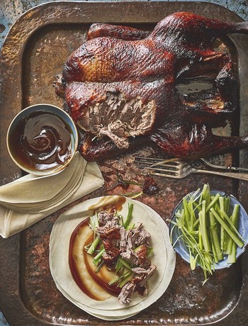 Chinese-Style Crispy Duck With Pancakes