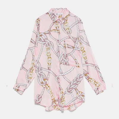 Knot Print Shirt from Zara