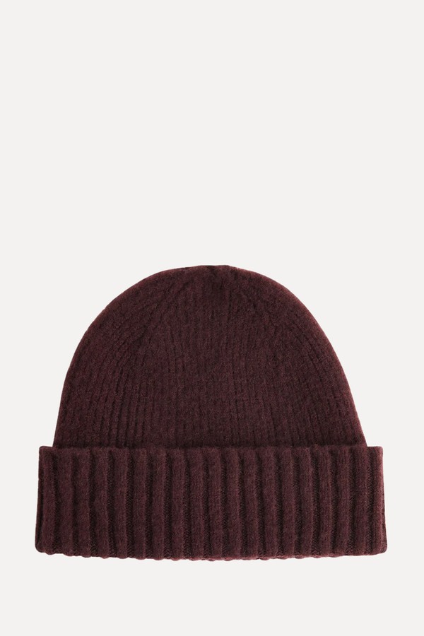 Brushed Lambswool Beanie Hat