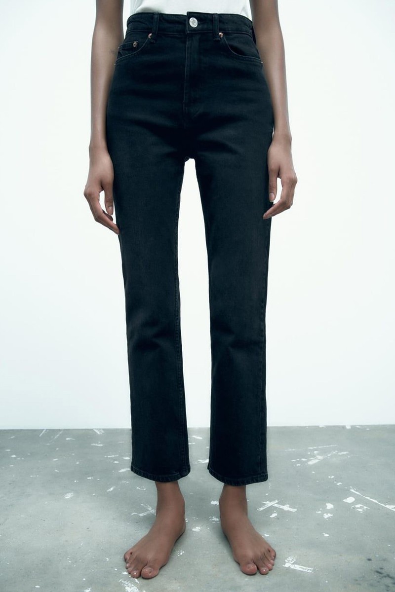 High-Rise Stove Pipe TRF Jeans from Zara