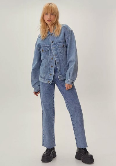 Organic Raw Hem Boyfriend Jeans