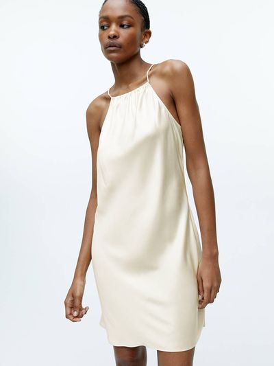 Bias-Cut Slip Dress