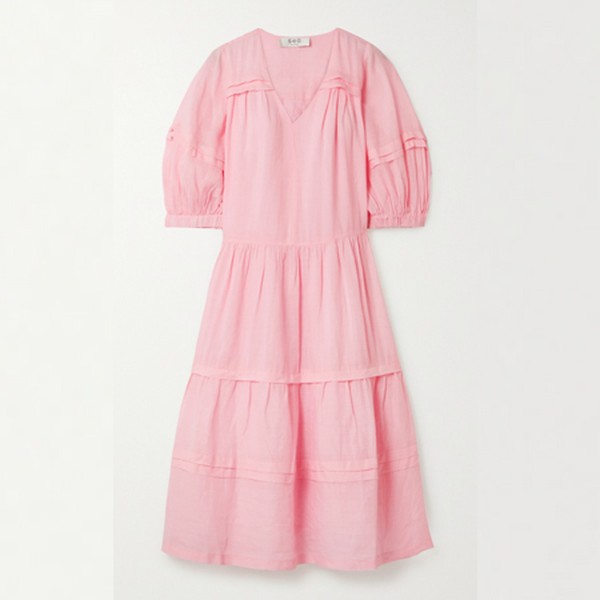 Ramie Midi Dress from Sea