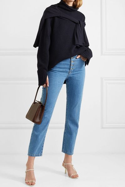 Den High-Rise Slim-Leg Jeans from Joseph