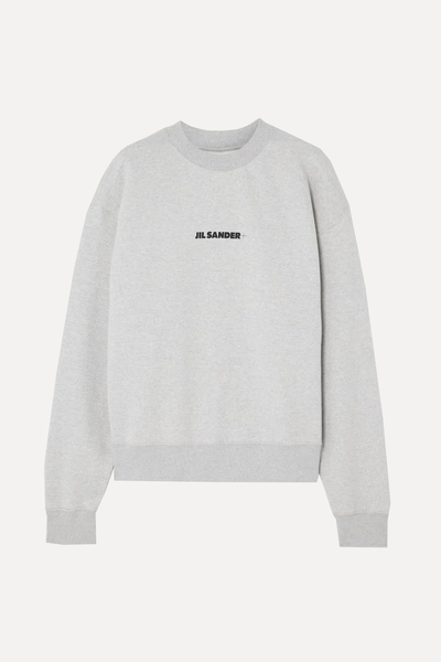 Printed Cotton-Jersey Sweatshirt from Jil Sander