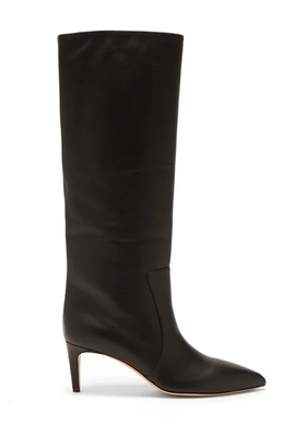 Black Leather Knee High Boots from Paris Texas
