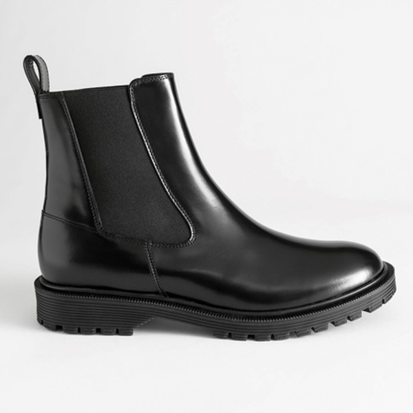 Glossy Leather Chelsea Boots from & Other Stories