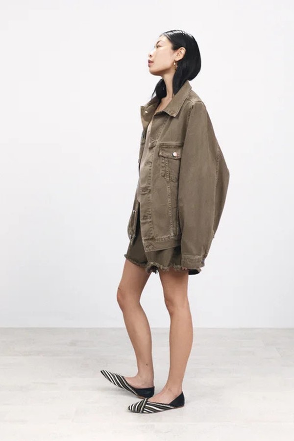 Organic-Denim Western Jacket from Raey