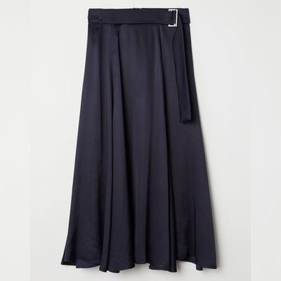 Bell-Shaped Skirt With A Belt from H&M