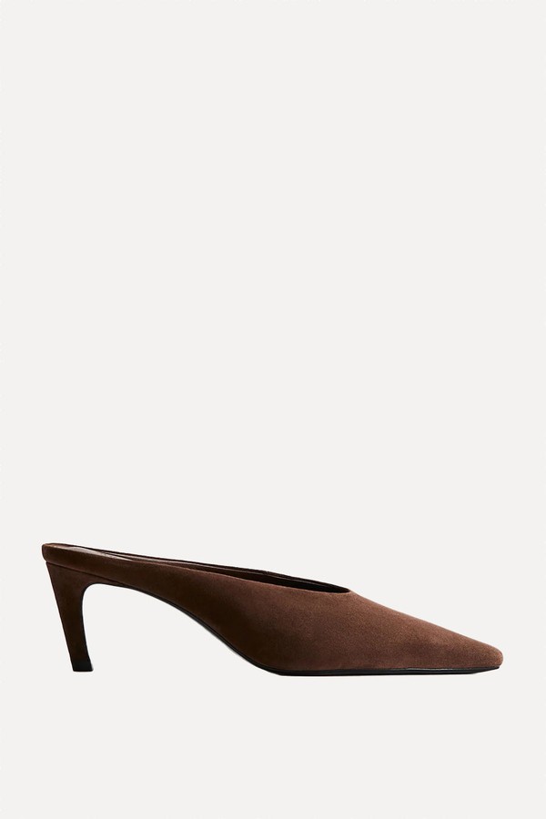 Pointed Suede Mules from H&M