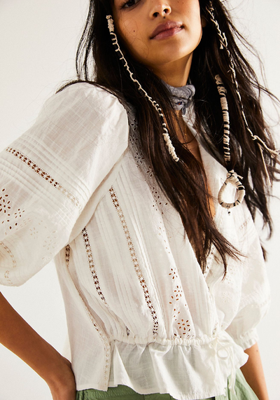 Daisy Chains Eyelet Top