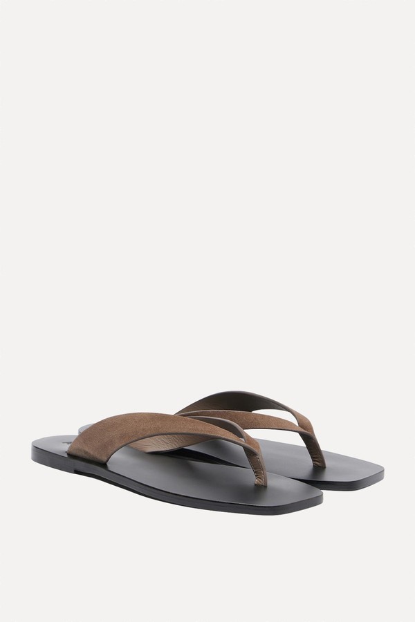 Kinto Suede Thong Sandals from A.Emery