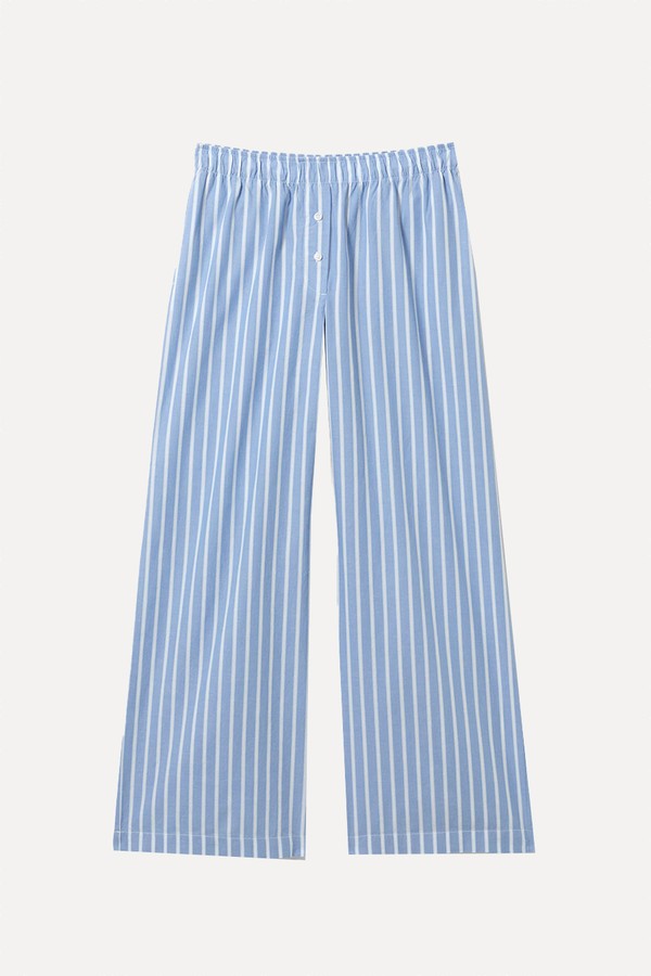 Low Loose Cotton Trousers from WEEKDAY
