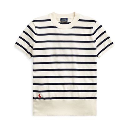 Striped Short-Sleeve Jumper