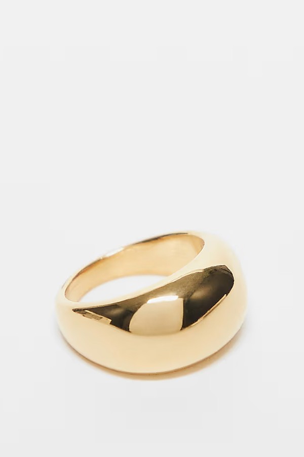 Waterproof Stainless Steel Ring With Bubble Design from ASOS DESIGN