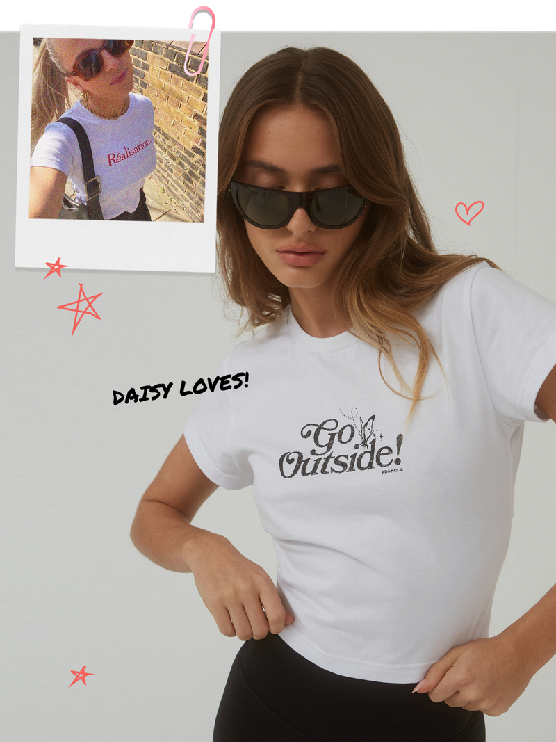Go Outside Baby Tee from Adanola