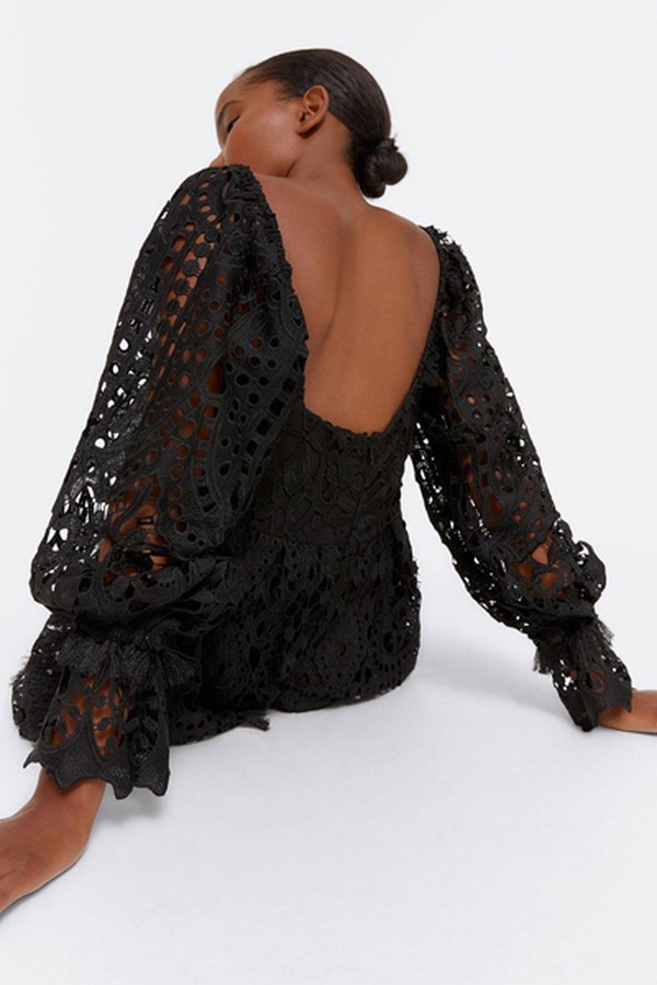 Guipure Lace Dress from Uterque