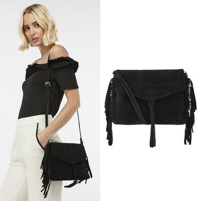 Olivia Fringe Leather Cross Body Bag