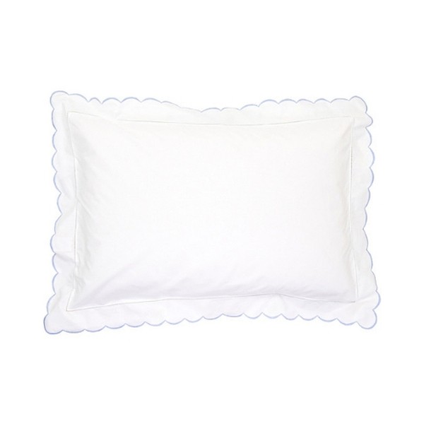 Scalloped Edge Oxford Pillowcase from Sarah.K