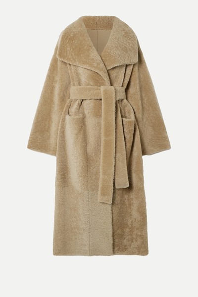 Belted Shearling Coat from TOTEME