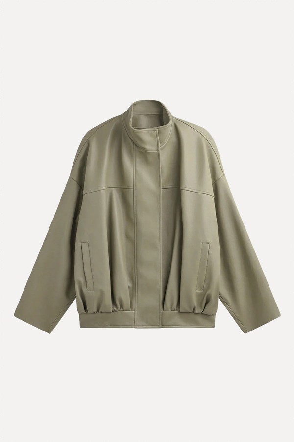 Veren Panelled Bomber Jacket from The Frankie Shop 