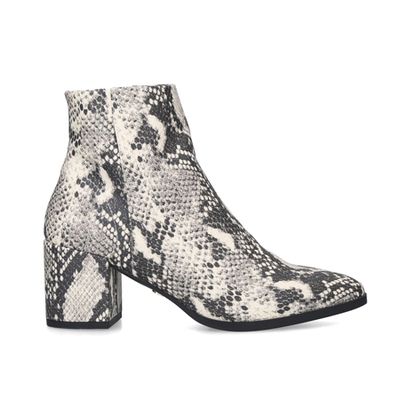 Tafni Snake Print Ankle Boots from KG Kurt Geiger