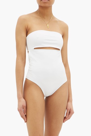 Highlight Strapless Cutout Swimsuit from Jade Swim