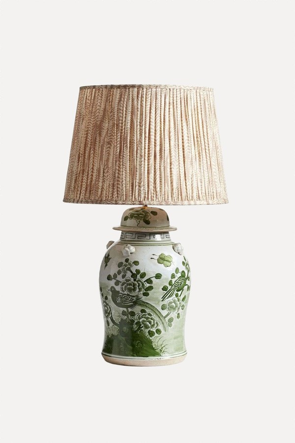 Jade Fenghuang Table Lamp from OKA