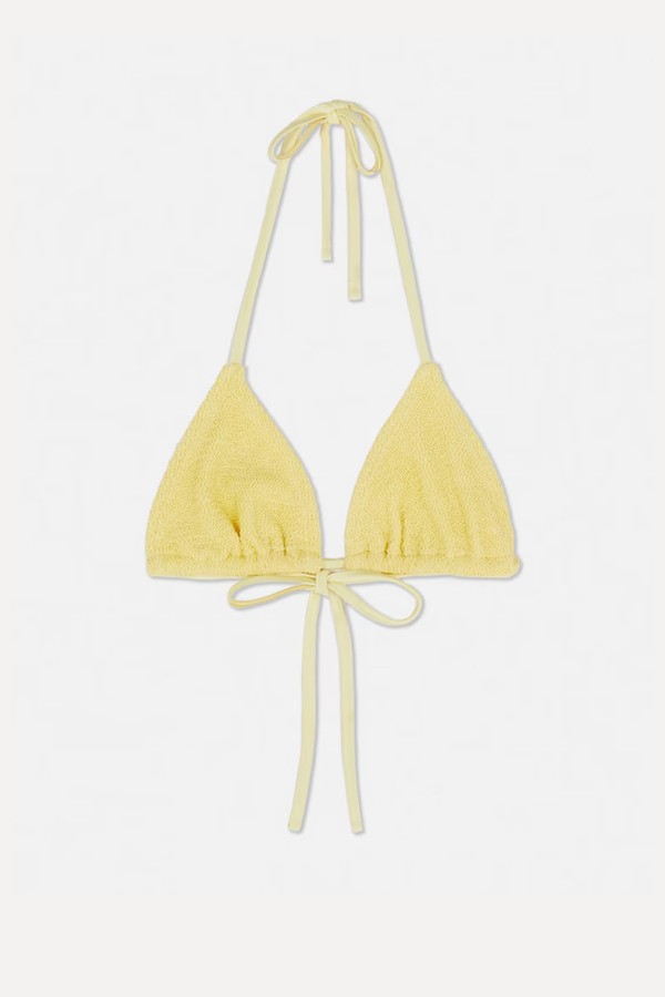 Crinkle Triangle Bikini Top from Primark