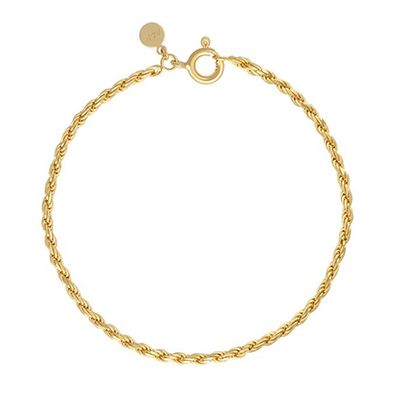 Rope Chain Bracelet In Gold