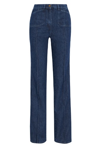 Carole High-Rise Straight Leg Jeans