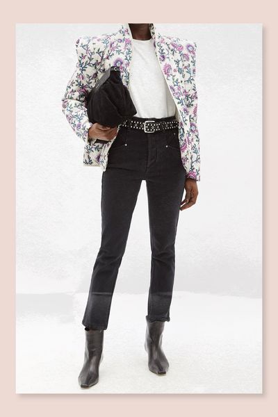 Janissae Detachable Sleeve Floral Print Jacket from Isabel Marant