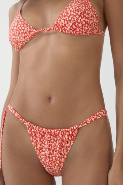 Classic Floral Bikini Bottoms from Mango