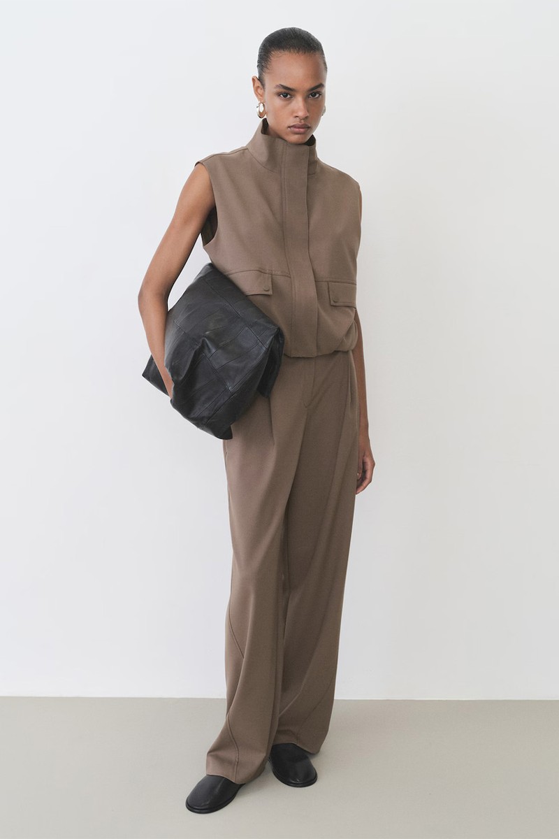 Oversized Gilet With Pockets