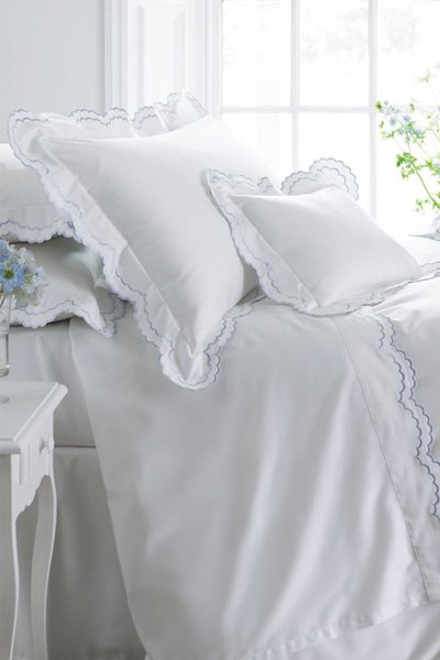Blue Rosa Bedding from Cologne & Cotton