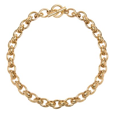 Gold Double Linked Necklace from Tilly Sveaas