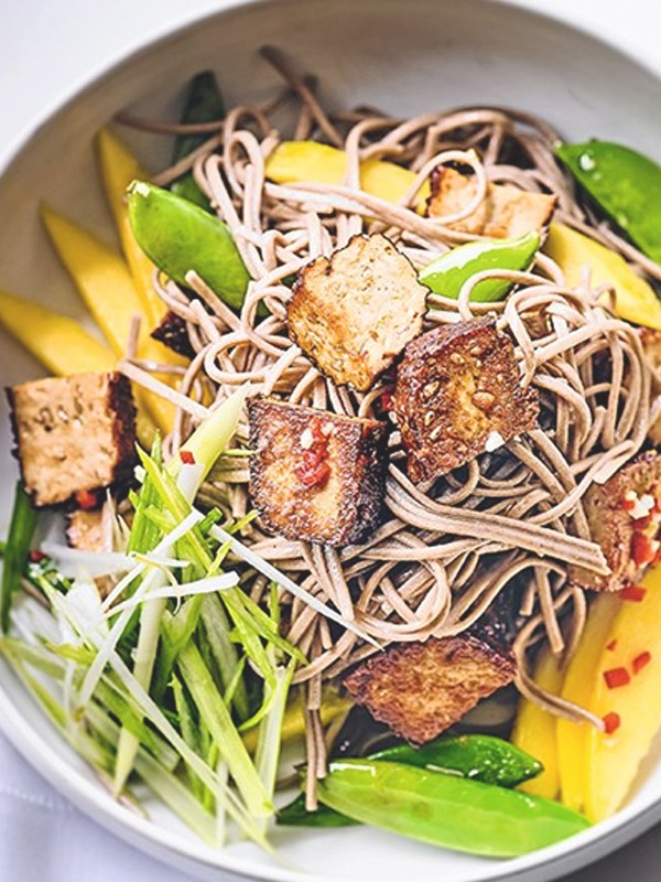 Smoked Tofu Noodle Salad