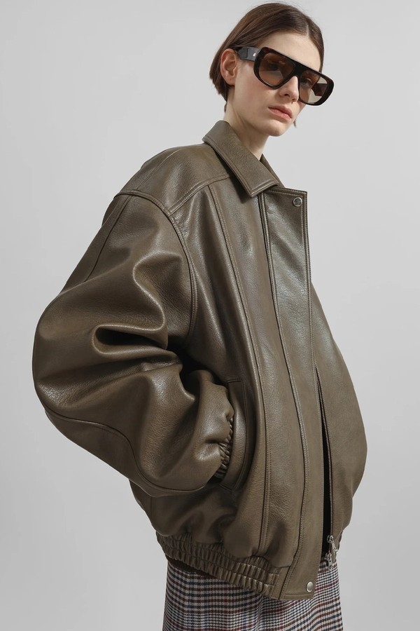 Prescott Faux Leather Jacket from The Frankie Shop