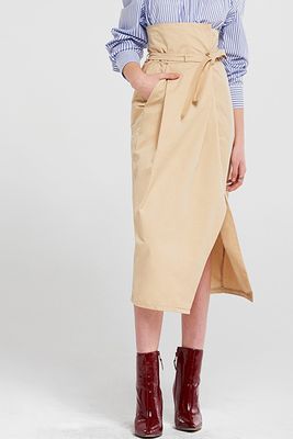 Lora Wrap Skirt With Belt from Storets