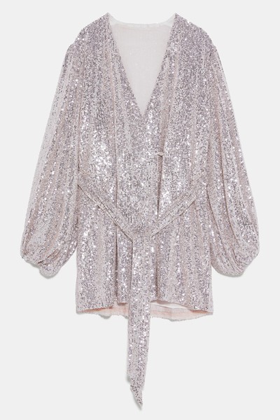 Sequin Blazer Dress from Zara