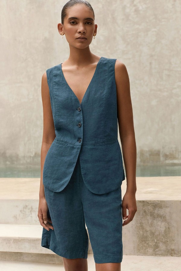 Pleat-Front Shorts from Poetry